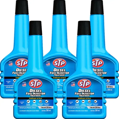 5 Aditivo Motor Diesel Stp Limpeza Dos Injetores Cor Azul